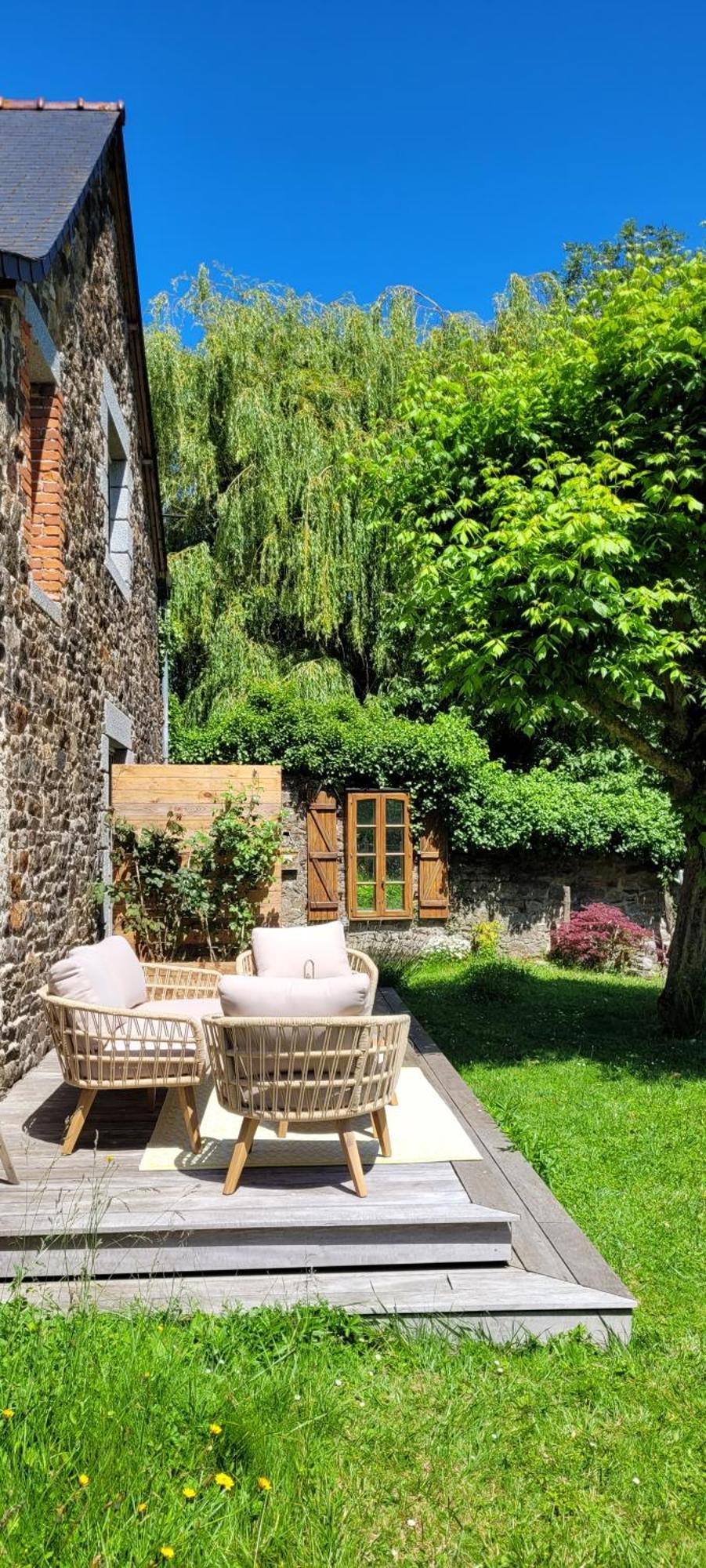 Bed and Breakfast Parenthese Le Vivier-sur-Mer Exterior foto